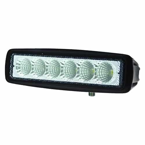 Hella Black Magic LED Mini Lightbar 6.2˝ Single (Flood)