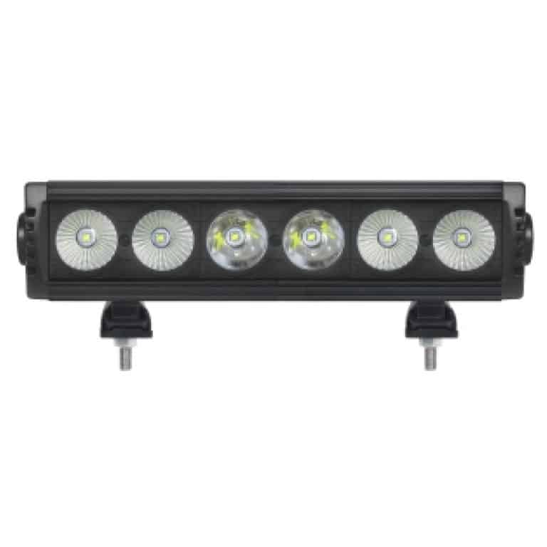 Hella Black Magic LED Mini Lightbar 6.2˝ Single (Flood)