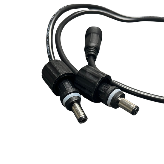 Flex Adventures LED 1-2 Splitter | Y-Adapter | 400mm | Weather-Sealed | Plug & Play | 12V/24V