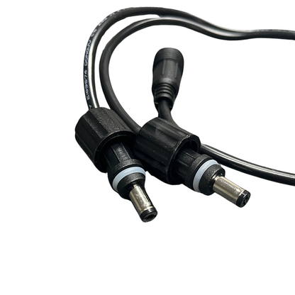Flex Adventures LED 1-2 Splitter | Y-Adapter | 400mm | Weather-Sealed | Plug & Play | 12V/24V