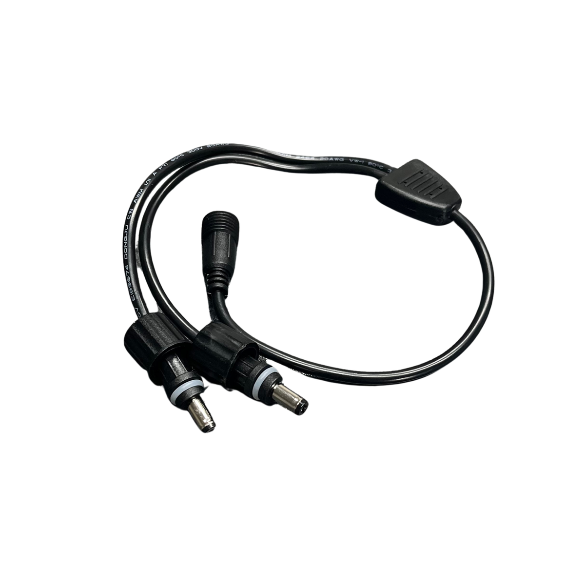 Flex Adventures LED 1-2 Splitter | Y-Adapter | 400mm | Weather-Sealed | Plug & Play | 12V/24V