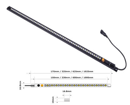 Flex 600 mm White & Red 12V LED Light