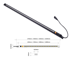 Flex 600 mm White & Red 12V LED Light