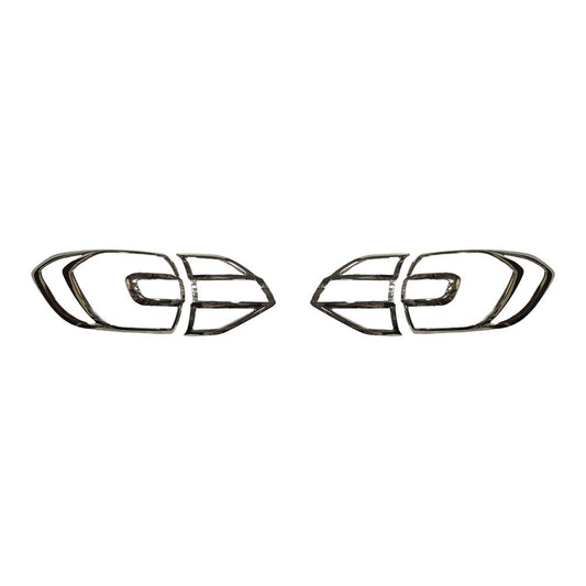 Ford Everest (2015–2022) Tail Light Trims – Chrome Finish (Pair)