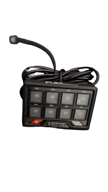 Flex Adventures FLEX 8G Bluetooth Switch Panel | 8-Gang RGB Accessory Controller