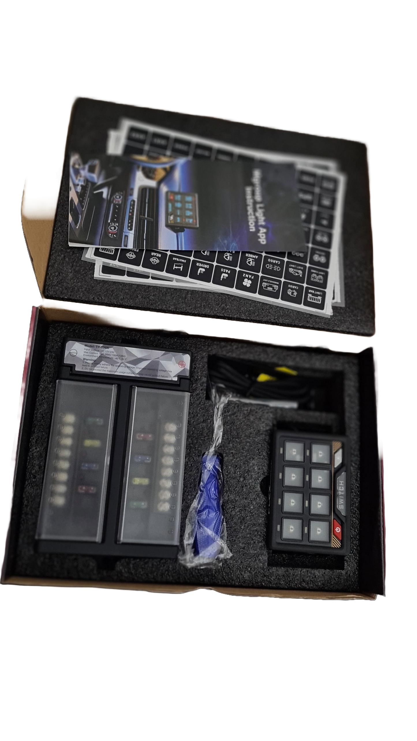 Flex Adventures FLEX 8G Bluetooth Switch Panel | 8-Gang RGB Accessory Controller