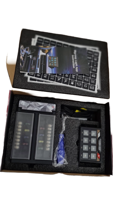 Flex Adventures FLEX 8G Bluetooth Switch Panel | 8-Gang RGB Accessory Controller
