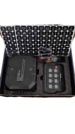 Flex Adventures FLEX 8G Wi-Fi Switch Panel | Wireless 8-Gang RGB Accessory Controller