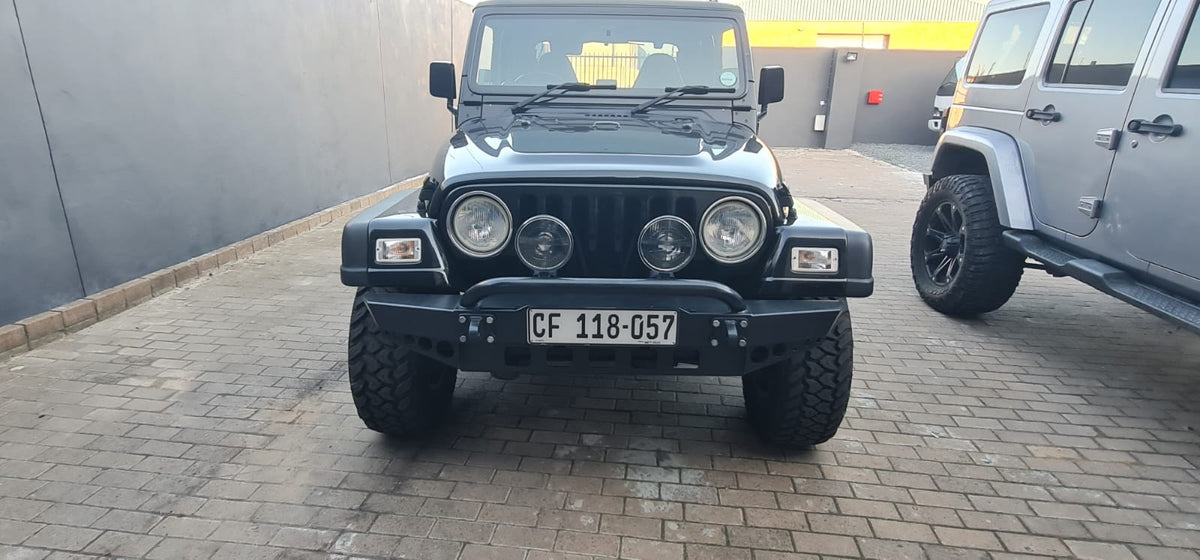 Jeep Wrangler TJ Front Bumper | 3mm Steel | Advanced 4x4