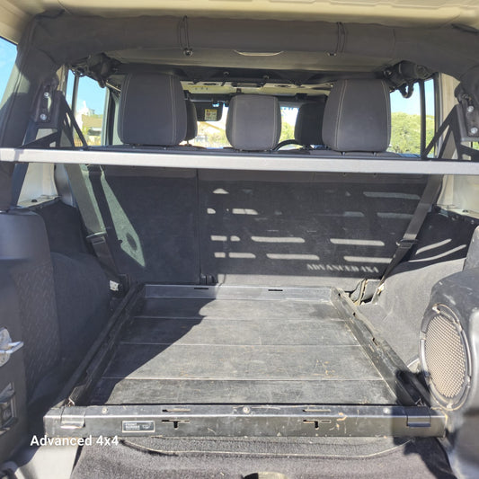 Jeep JKU Cargo Tray with 2 Brackets - Advanced 4x4