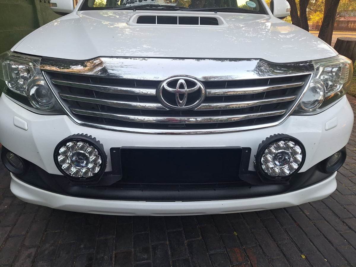 Spotlight Number Plate Bracket Side/Bottom Mount - Advanced 4x4