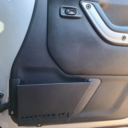 Jeep Wrangler JK / JKU Front Door Pockets Aluminium Set of 2 (2007-2018) - Advanced 4x4