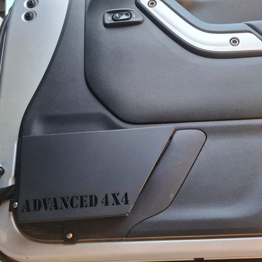 Jeep Wrangler JK / JKU Front Door Pockets Aluminium Set of 2 (2007-2018) - Advanced 4x4