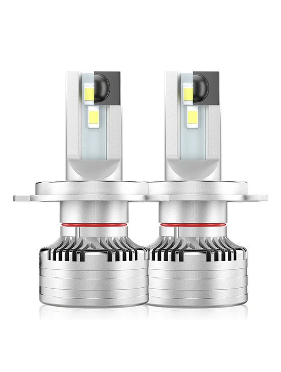 Flex Adventures F5 LED Headlight Bulb Set | H4 Dual Beam | 22,000 Lumen | 6500K | Plug & Play | 12–24V