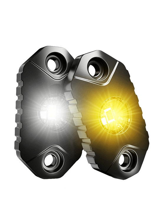 Flex Dual Colour LED Rock Light White & Amber