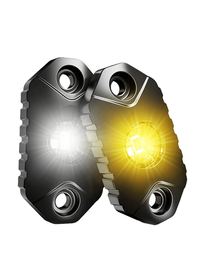 Flex Dual Colour LED Rock Light White & Amber