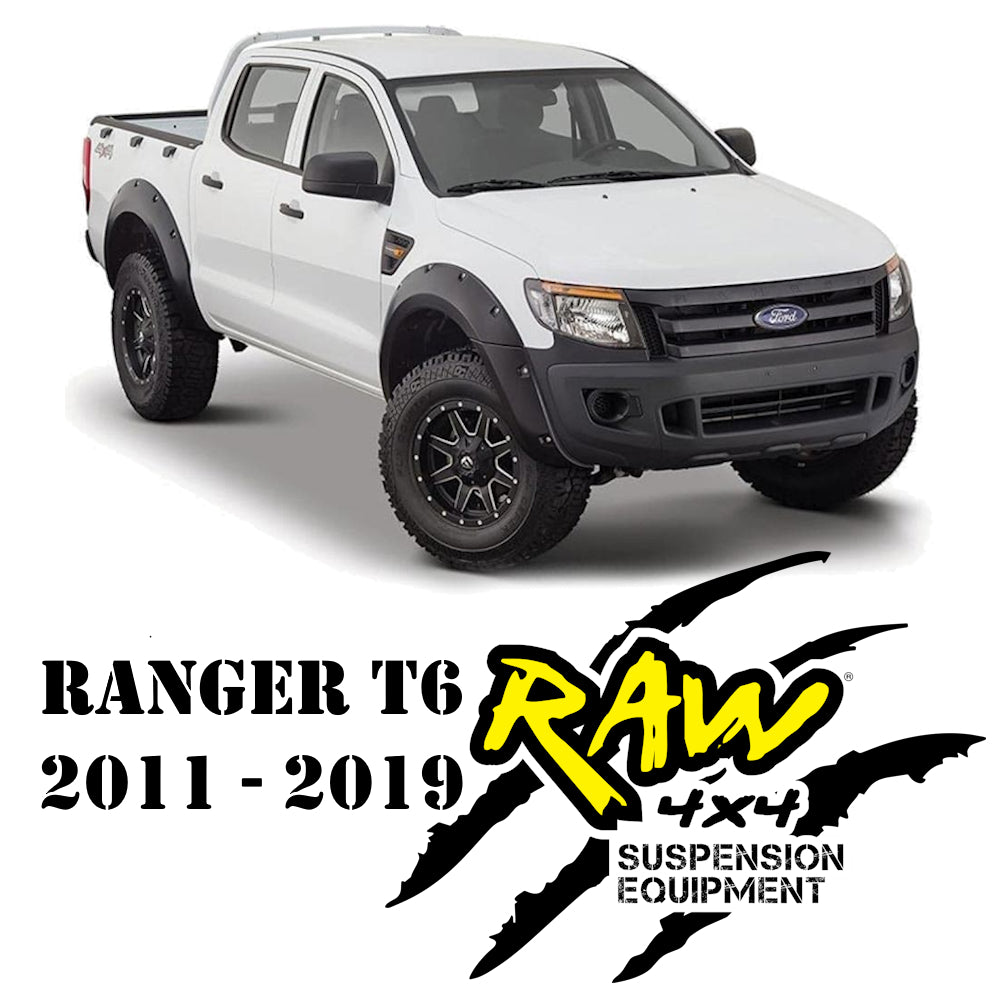 RAW 4x4 Heavy-Duty Suspension Lift Kit – Ford Ranger T6 & T7 (2011–2019)