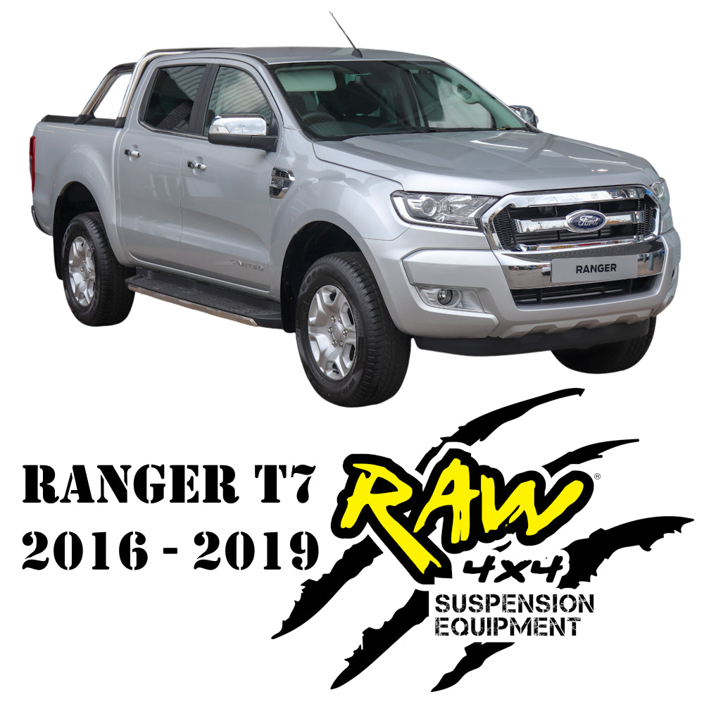 RAW 4x4 Heavy-Duty Suspension Lift Kit – Ford Ranger T7 (2016–2019)
