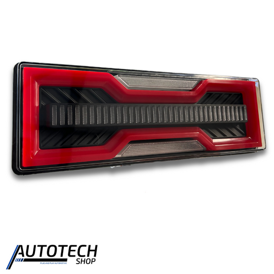 Clear LED Tail Lights – Toyota Land Cruiser 70 Series (Full Set, Plug &amp;amp; Play)