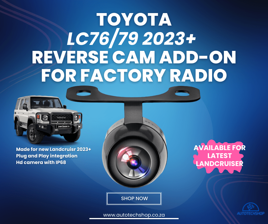 AutoTech Toyota Land Cruiser 2.8 Cruise Control, Reverse Cam and Steering Wheel Button Combo Deal