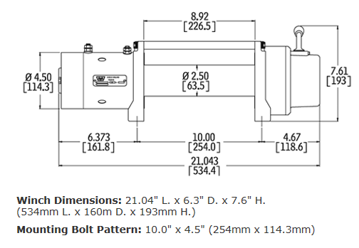 M8 (M8000) WINCH - 26502