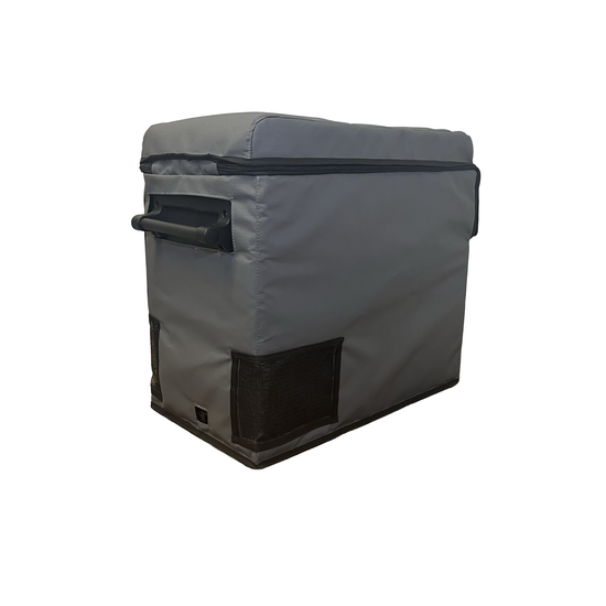 Flex Adventures NCF55 Heavy-Duty Protective Fridge Cover | Locally Made | Thermal Insulated | Charcoal