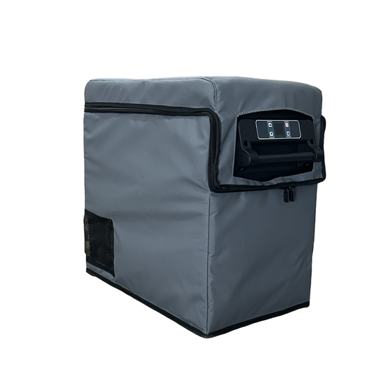 Flex Adventures NCF55 Heavy-Duty Protective Fridge Cover | Locally Made | Thermal Insulated | Charcoal