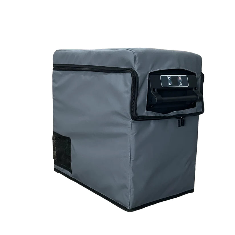 Flex Adventures NCF55 Heavy-Duty Protective Fridge Cover | Locally Made | Thermal Insulated | Charcoal