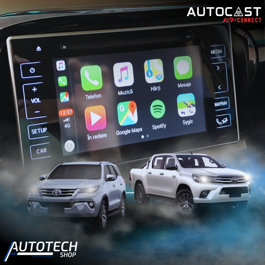AutoCast CarPlay Module for Toyota Fortuner Hilux 16-19 & RAV4 13-17