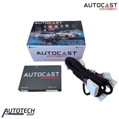 AutoCast CarPlay Module for Toyota Fortuner Hilux 16-19 & RAV4 13-17