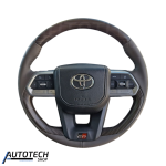 GR300 Wood Grain Steering Wheel - Premium Grip