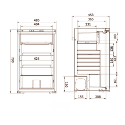 Flex Adventures R85S 82.7L Upright Dual Zone Fridge Freezer | SA's First | Bluetooth | 12V/24V/240V