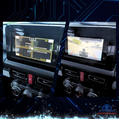 AutoVision Suzuki Jimny 2018+ Nr Plate Reverse Camera Add-On Kit For Factory Radio