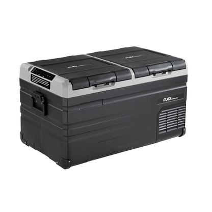 Flex Adventures TW75 75L Dual Zone Portable Fridge Freezer | Bluetooth App Control | 12V/24V/240V