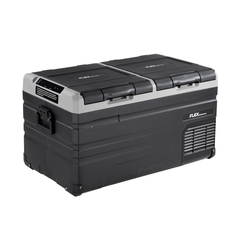 Flex Adventures TW75 75L Dual Zone Portable Fridge Freezer | Bluetooth App Control | 12V/24V/240V