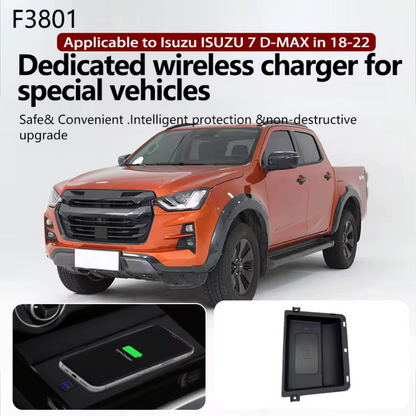 Autotech AutoCharge 18W Wireless Fast Charger for Isuzu D-Max 2023+