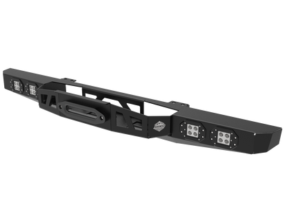 Land Rover Defender 90/110 Stealth Front Bumper | Winch Ready | Fog Lights | 3mm Mild Steel | SA-Made