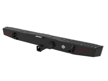 Land Rover Defender 90/110 Rear Bumper & Towbar | Integrated Recovery Points & Rear Lights | 3mm Mild Steel | SA-Made