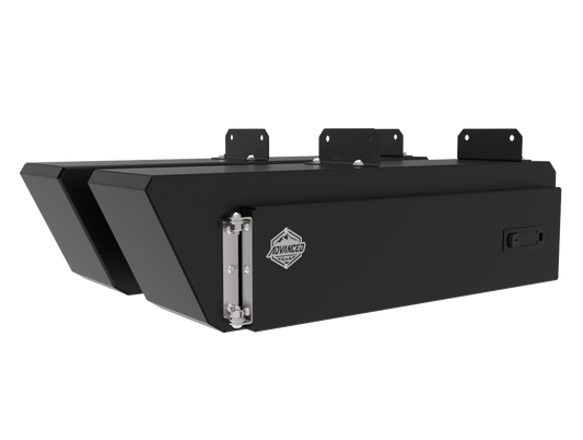 Toyota Land Cruiser 79 Series Side Storage Boxes | 2mm Mild Steel | Lockable | 2007–Present | SA-Made
