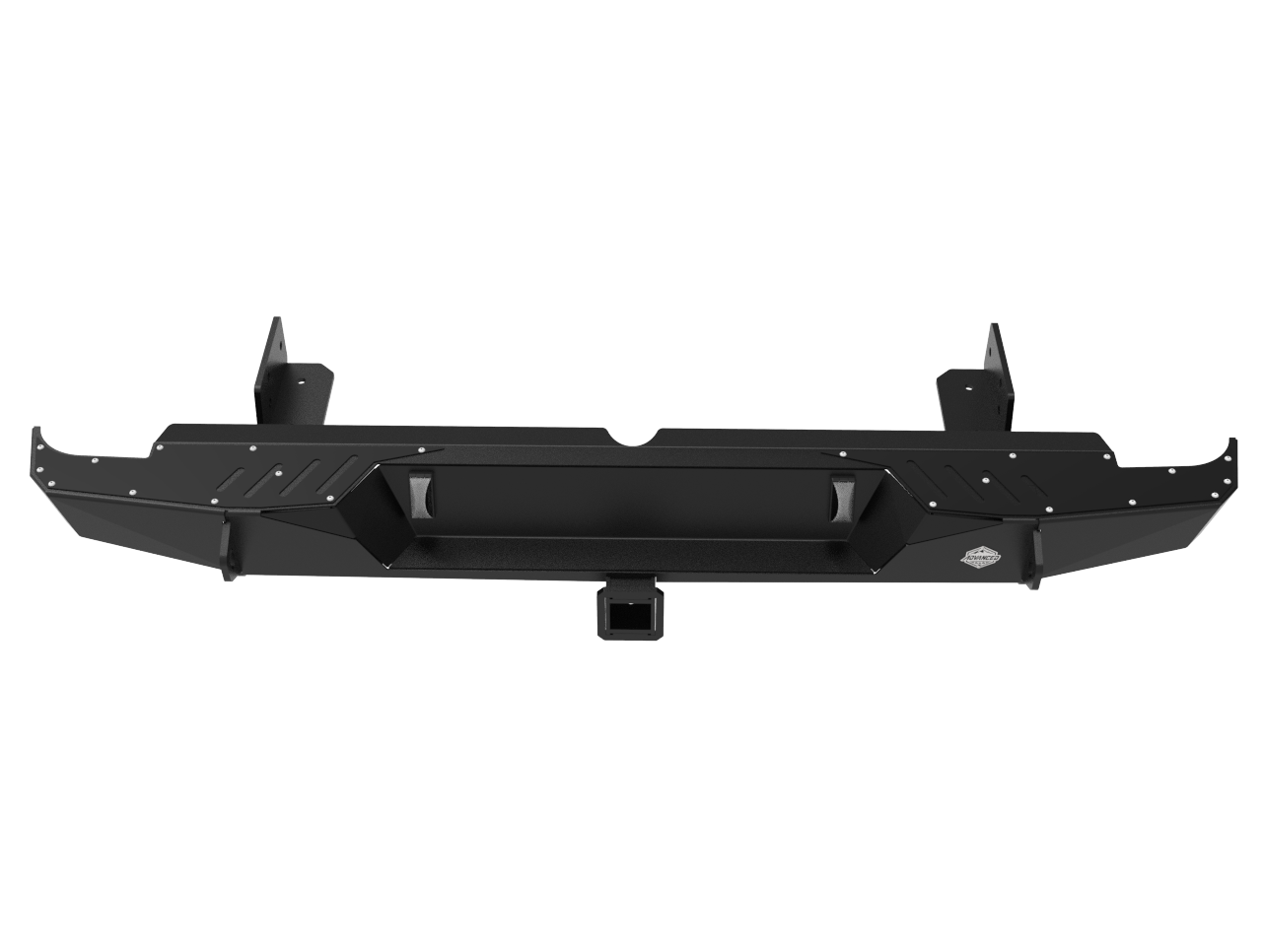 Isuzu D-Max Rear Bumper & Towbar | Integrated Recovery Points & Number Plate Light | 3mm Mild Steel | 2013–2020