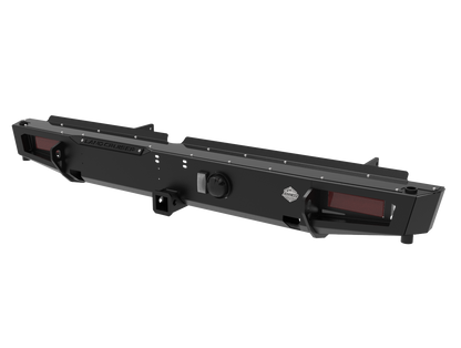 Toyota Land Cruiser 79 Series Spare Wheel Carrier Rear Bumper | Integrated Towbar & Recovery Points | 3mm Mild Steel | SA-Made