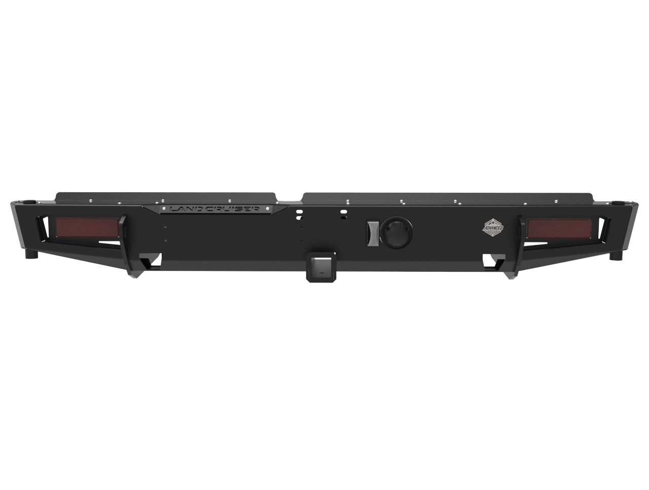 Toyota Land Cruiser 79 Series Spare Wheel Carrier Rear Bumper | Integrated Towbar & Recovery Points | 3mm Mild Steel | SA-Made