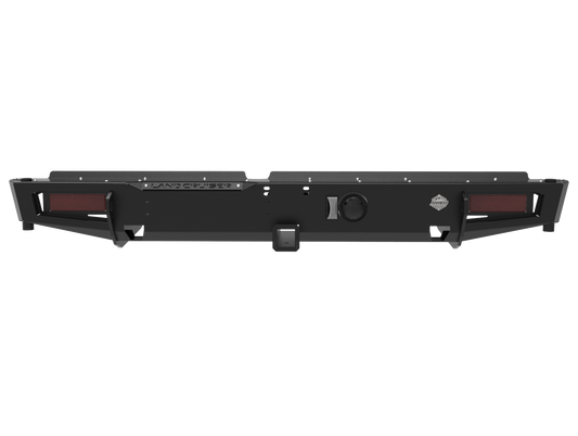 Toyota Land Cruiser 79 Series Spare Wheel Carrier Rear Bumper | Integrated Towbar & Recovery Points | 3mm Mild Steel | SA-Made