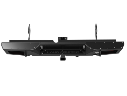 Toyota Land Cruiser 79 Series Rear Bumper with Step | Integrated Towbar & Recovery Points | 3mm Mild Steel | SA-Made
