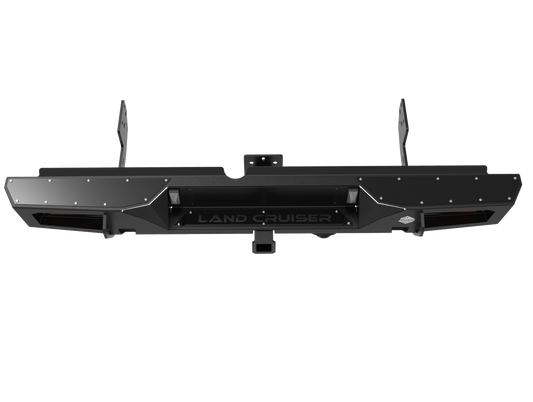 Toyota Land Cruiser 79 Series Rear Bumper with Step | Integrated Towbar & Recovery Points | 3mm Mild Steel | SA-Made