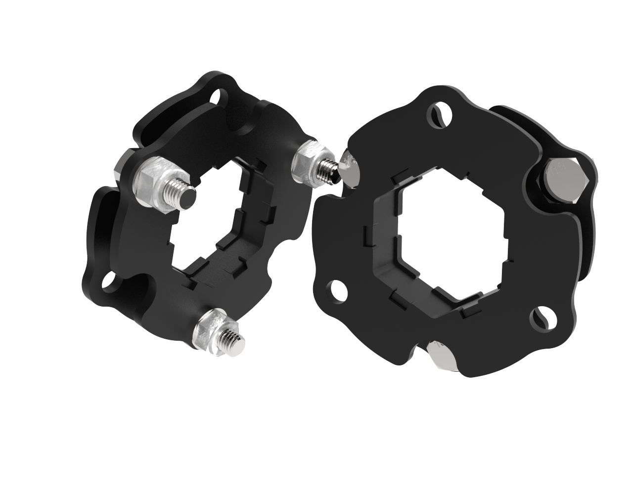 Ford Ranger / Everest T6/T7 Strut Spacers | 30mm | 5mm Mild Steel | 2kg Set | 2012–2022 | SA-Made