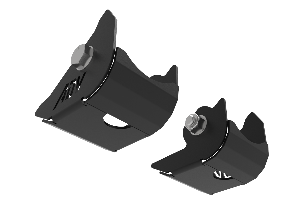 Suzuki Jimny Gen 3 Radius Arm Cup Protectors | Rear Set | 3mm Mild Steel