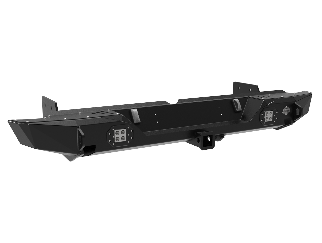 Ford Ranger T6/T7 Rear Step Bumper | No Spare Wheel Carrier | 3mm Mild Steel | 32kg | 2012–2022 | SA-Made