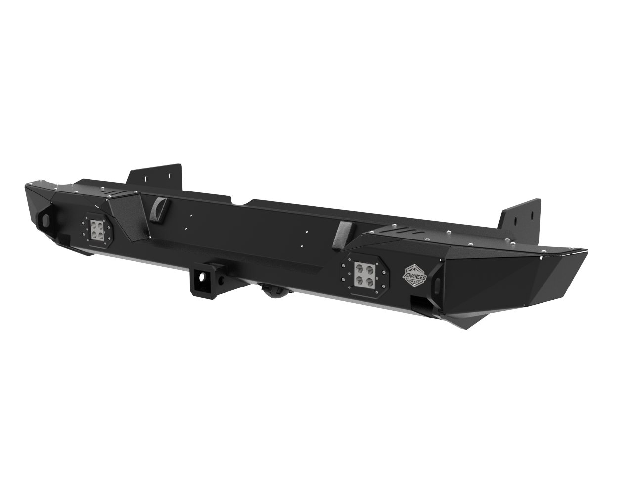 Ford Ranger T6/T7 Rear Step Bumper | No Spare Wheel Carrier | 3mm Mild Steel | 32kg | 2012–2022 | SA-Made