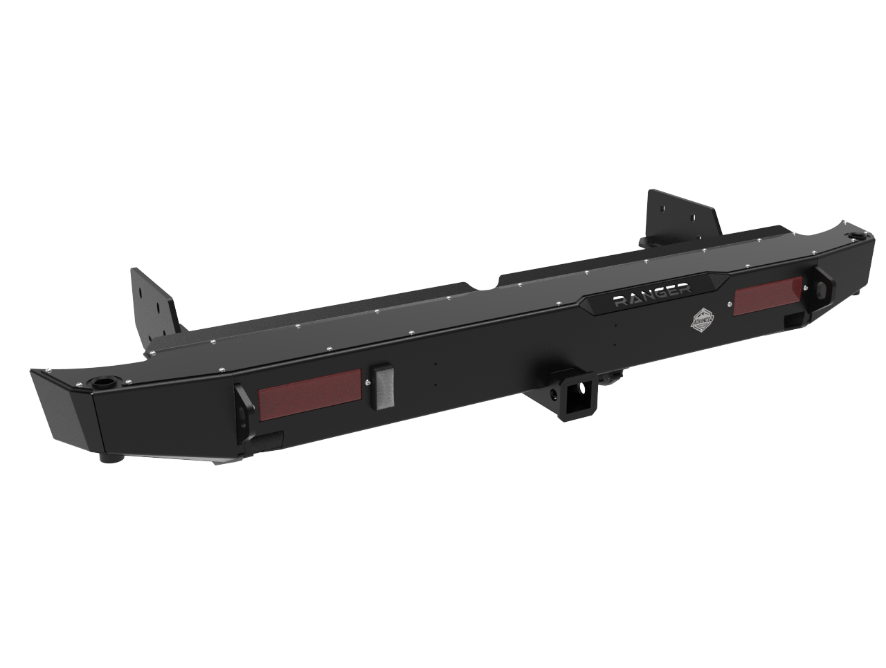 Ford Ranger T6/T7 Rear Bumper | Spare Wheel Carrier Compatible | 3mm Mild Steel | 42kg | 2012–2022 | SA-Made